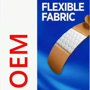 Flexible Fabric Adhesive Bandages Comfortable Flexible Protection Wound Care of Minor Cuts Scrapes Quilt Aid Technology