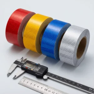 Flexible PVC Dot Reflective Adhesive Untearable Truck Safety Tape Waterproof Industrial Marking Tape