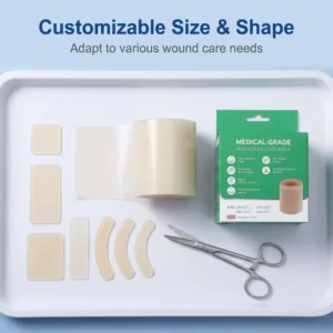Flexible Self Adhesive Hydrocolloid Raw Material Roll for Making Acne Patch Blister Tape Wound Dressing