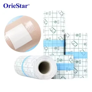 Flexible Stretch Transparent Waterproof Medical PU Adhesive Film Roll Breathable Skin Wound Care Tape