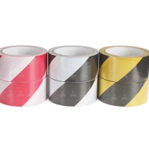 Floor Marking Adhesive PVC Tape Green White Black & Yellow Warning Tape Excellent Printing Feature