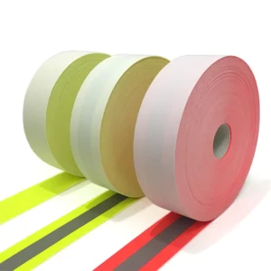 Fluoresecnt Yellow Reflective Strap Tape Checkered Infrared Reflective Tape