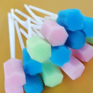 Foam Tip Oral Cleaning Swab Disposable Mouth Care Stick for Daily Elderly Care