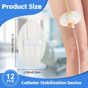 Foley Catheter Stabilization Holder Nylon Leg Band Transparent Adhesive Securement Single Double Tube Urinary Drainage CE