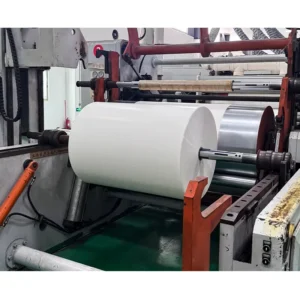 Food Board Paper Roll 350gsm PE Coated White Paper Algeria Iraq Raw Material Paper To Make Cups