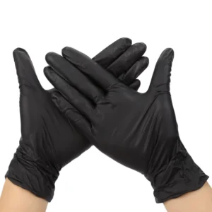 Food Grade 100pcs Blue Orange Black Soft Safety Powder Free Disposable Nitrile Gloves Suppliers