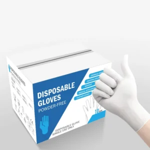Food Grade Disposable Chemical Resistant Protective Vinyl Hand Gloves Nitrile Disposable Examination Gloves