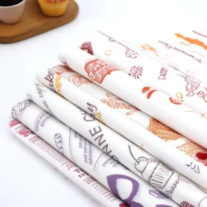 Food Grade Disposable Oil Proof Paper Factory Direct Ideal for Food Grease Proof Liner in Baking BBQ