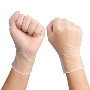 Food Grade Easy to Grab Dinner Gloves Vinyl Snack Gloves Disposable Clear PVC gloves for Homeuse