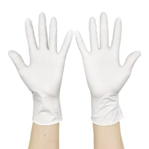 Food Grade Nitrile Glove Waterproof Cooking Kitchen Washing Disposable White Powder Free 4mil Nitrile Gloves for Food Processing