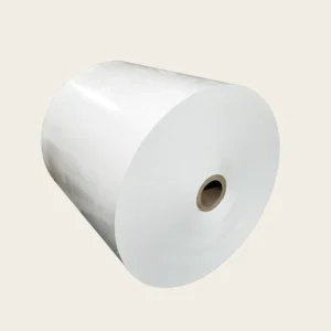 Food Grade PE Coated Kraft Paper Roll Biodegradable Single Sided for Packaging Clothing Chemical Cake Compatible Screen Printing