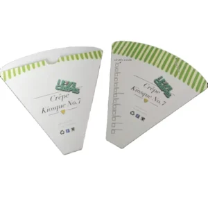 Food Grade Perforated Crepe Packaging Cone Paper