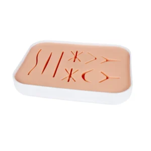 Food Grade Silicone 2-in-1 Suture & Injection Training Pad with Case for Medical Science Training Kit