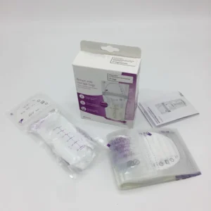 Food Grade Sterile Breast Milk Storage Bags Stand Up Self Sealing Pouches for Breast Milk Refrigeration & Freezing