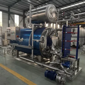 Food Industry Sterilizer Retort Steam Autoclave for Coconut Milk Processing