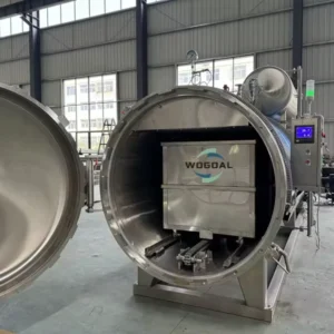 Food Retort Sterilizer Machine PLC Automatic Control Autoclave for Canned Food