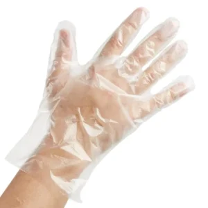 Food Safety Protective Transparent Compostable Disposable PE Gloves Cleaning HDPE Gloves Plastic Polyethylene Gloves