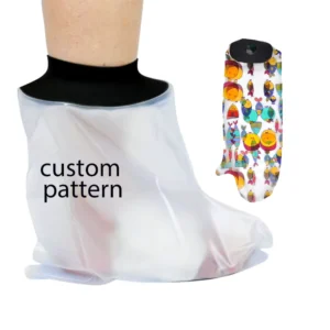 For OEM High Quality Adult Short Leg Waterproof Elastic Thermoplastic Eco friendly Cast Bandage Protector CE Certified for