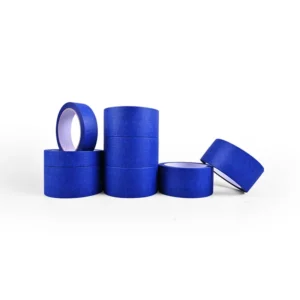 For Wall Window Decoration Crepe Paper Painting Tape UV Resistance 14 Days No Residue Car Automotive Blue Painters Masking Tape