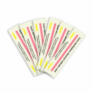 Formaldehyde Vapor Sterilization Chemical Indicator Card Paper Material 200pcs Box