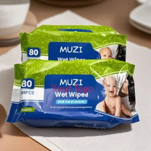 Free Sample Custom Baby Wipe in Bulk Bamboo Wet Wipes Flushable Eco Friendly Organic Baby Wipes 80pcs