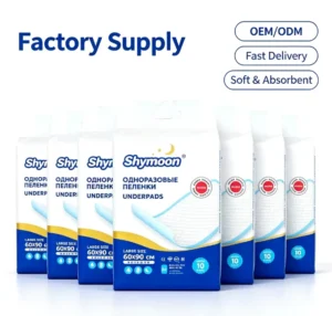 Free Sample Custom Printed Disposable Underpads Hypoallergenic Nursing Mats ODM Private Label for Medical Care Bulk Supply