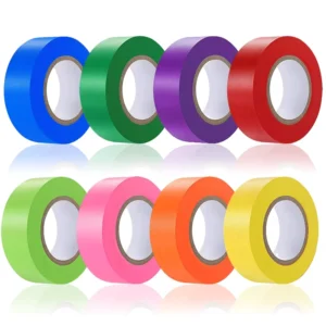 Free Sample Highlighter Tape Marking Sticker Removable Tags PVC Survey Marking Tape Flagging Tape