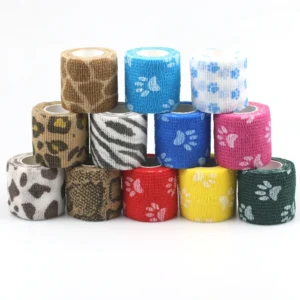 Free Sample Latex Free Vet Wrap Elastic Self Adhesive Cohesive Bandage
