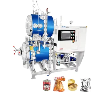 Full Automatic Lab Sterilizer Retort Autoclave for Glass Bottle Juice milk pet Food small Pouch Food