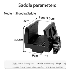 Full Metal Anodized Aluminum PRS Shooting Adapter Saddle Solid Clamp Arca for Swiss Saddle for Hunting Camera Accessories