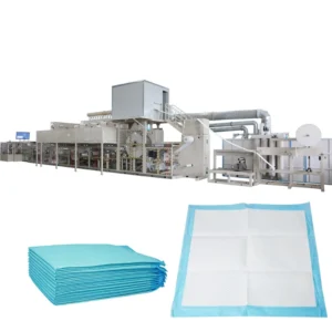 Full Servo Bed Pad Machine Disposable Patient Bed Sheet Under Pad Production Line Under Pad Machine