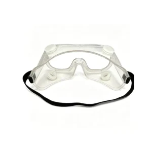 Full Wrap Anti Fog EN166 Certified Medical Protective Goggles Clear Ventilated Lens Plastic Frame for Clinical Medical Staff