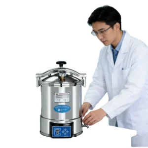 Fully Automatic Portable 18L Laboratory Electric Autoclave with Digital Display Timer Function CE ISO Certification