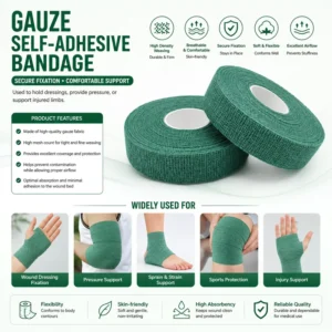 GAUZE SELF ADHESIVE BANDAGE
