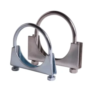 Galvanized Iron/Stainless Steel Swivel U Bolt Muffler Clamp Metric/Inch Sizes for Automotive Use