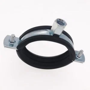 Galvanized Metal PVC Saddle Threaded Clamps Socket Pin Hand Adjust Nut Ender 3 Bracket Half Pipe Clips Angled Inch Screw