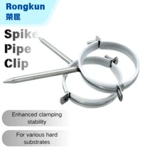 Galvanized Pipe Clamp with Nail Plate and Rubber Lining Metric 110mm 3 Year Warranty OEM Customizable