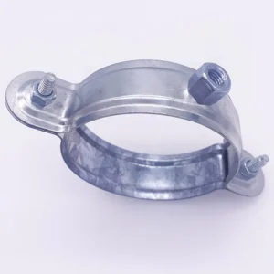 Galvanized Steel Wall Mount Pipe Clamp with Eye Bolt Exhaust Pipe Clamp
