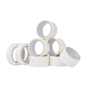 General Purpose Crepe 2″ Masking Paper Tape White Beige Color No Residue Rubber Adhesive Eco-Friendly Painter 48mm