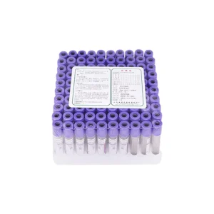 Glass Material Vacuum EDTA Blood Collection Test Tube 3ml EDTA.K3 PET Vet Use