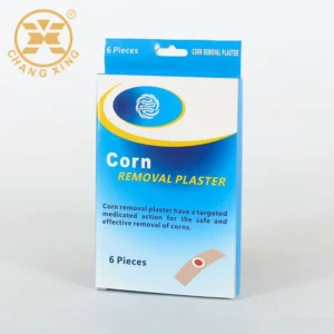Glossy Laminated Waterproof 300g Recyclable Paper Box Custom Paper Boxes with Handle Mask Pharmacy Band Aid Display Boxes OEM
