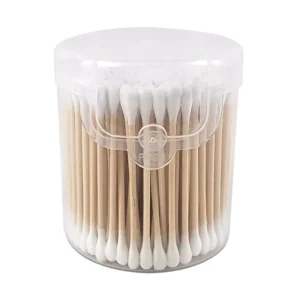 Good Grade Big Quantity Supply Double Tips Cotton Buds Natural White Organic Makeup Cotton Swabs