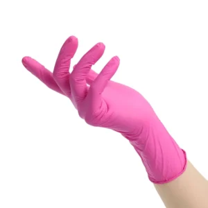 Good Price Disposable Pink Nitrile Gloves Non Sterile Gloves Box