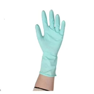 Green Blue and Black Vinyl Nitrile Gloves Synthetic Nitrile Gloves Powder Free