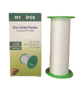 Green Plastic Core White Cover Cotton or Silk Zinc Oxide Glue Adhesive Plaster Medicinal Tapes