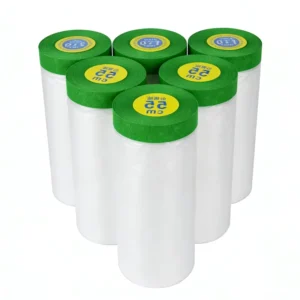 Green Tape Masking Film Car Automotive Pre Taped Tape and Drape Pre-Tape Masking Film