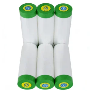 Green Tape Masking Film Covering Painting Transparent Masking Film With Tape