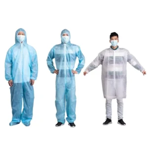 HBC Disposable Safety Clothing Safety Isolation Suit Men’s Hooded Coveralls Workwear