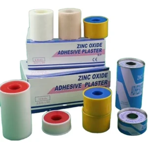 HK Factory Medical Supplies Original OEM Size and Color Pure Cotton 004 Zinc Oxide Surgical Adhesive Plaster Tape