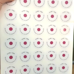 HOT SELL EO Plasma Steam Gas Chemical Sterilization Indicator Label Sticker PET Paper Medical Sterilization Consumables